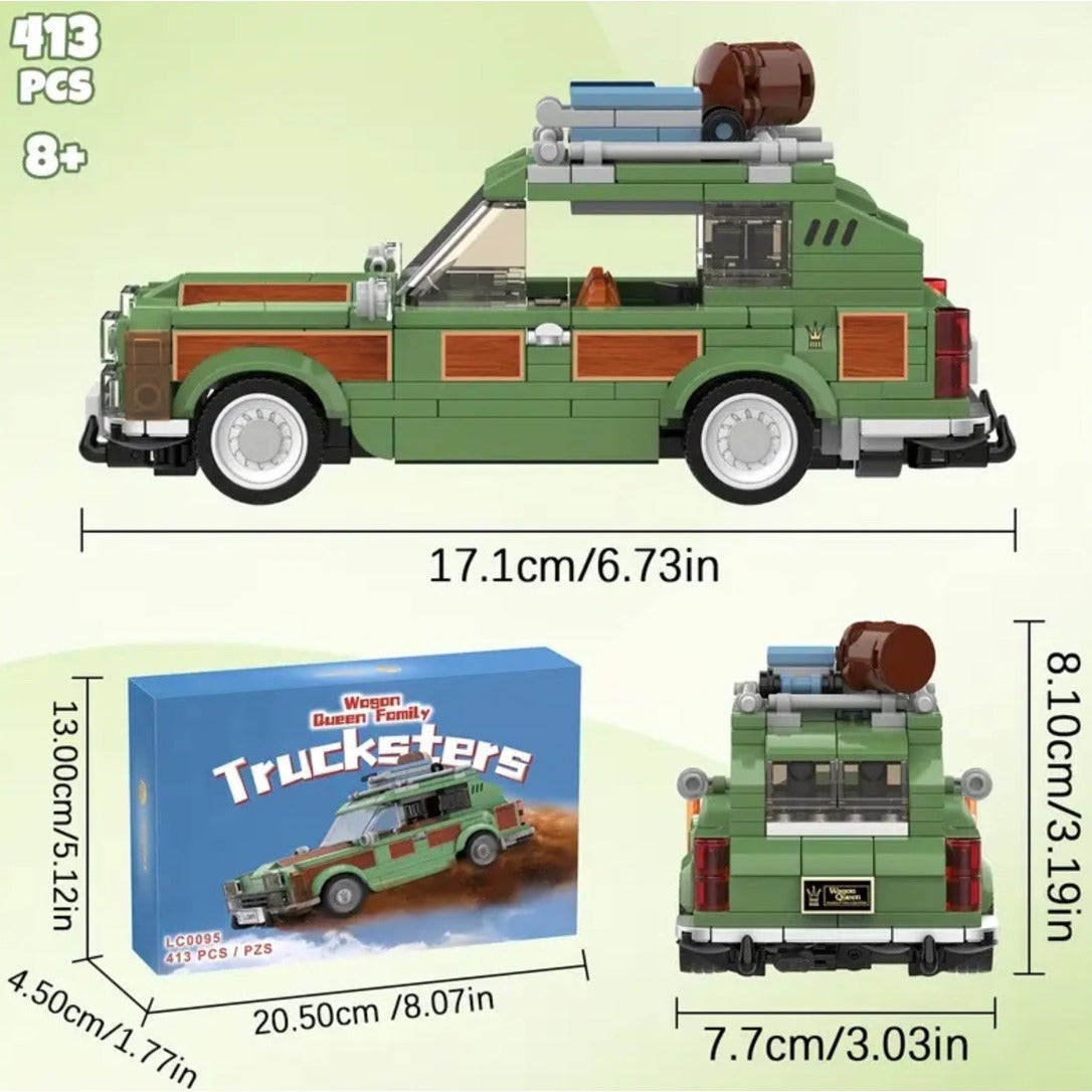 Griswold Vacation Family Truckster Station Wagon Building Block Brick Set MOC