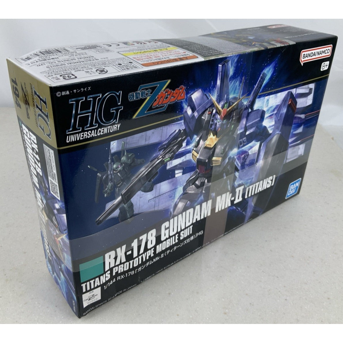 BANDAI HG RX-178 Gundam Mk-II Titans Z HGUC 1:144 model kit DISTRESSED BOX