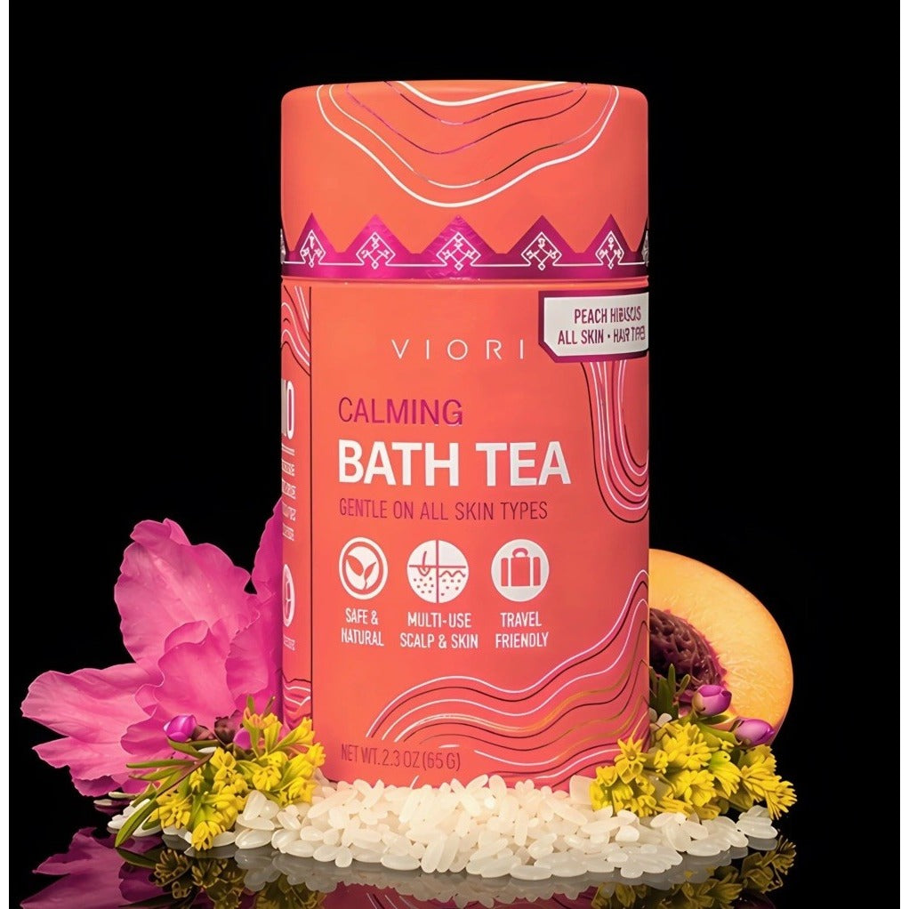 Viori Peach Hibiscus Calming Bath Tea Limited Edition