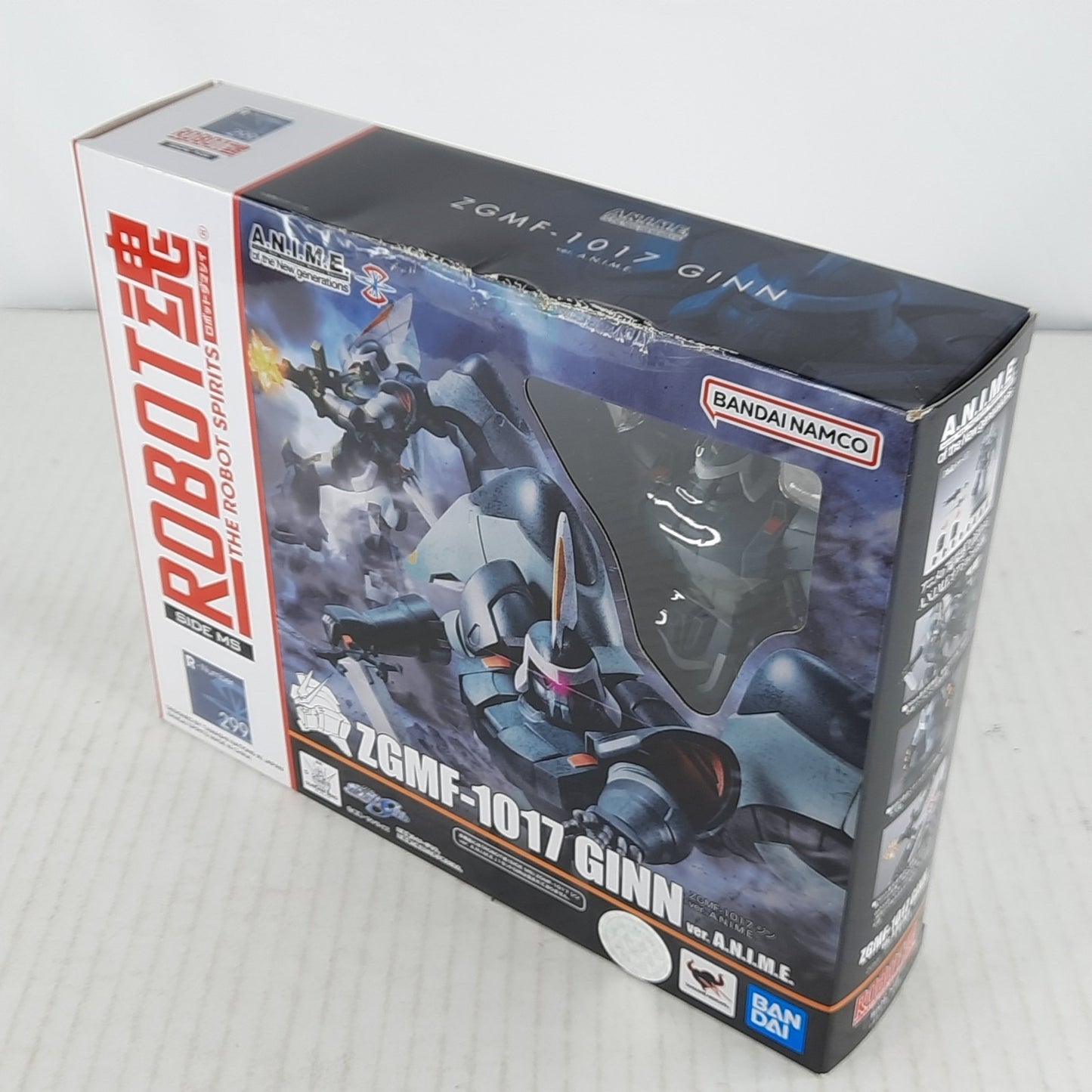 Bandai Gundam Robot Spirits ZGMF-1017 Ginn ver A.N.I.M.E. figure DISTRESSED BOX