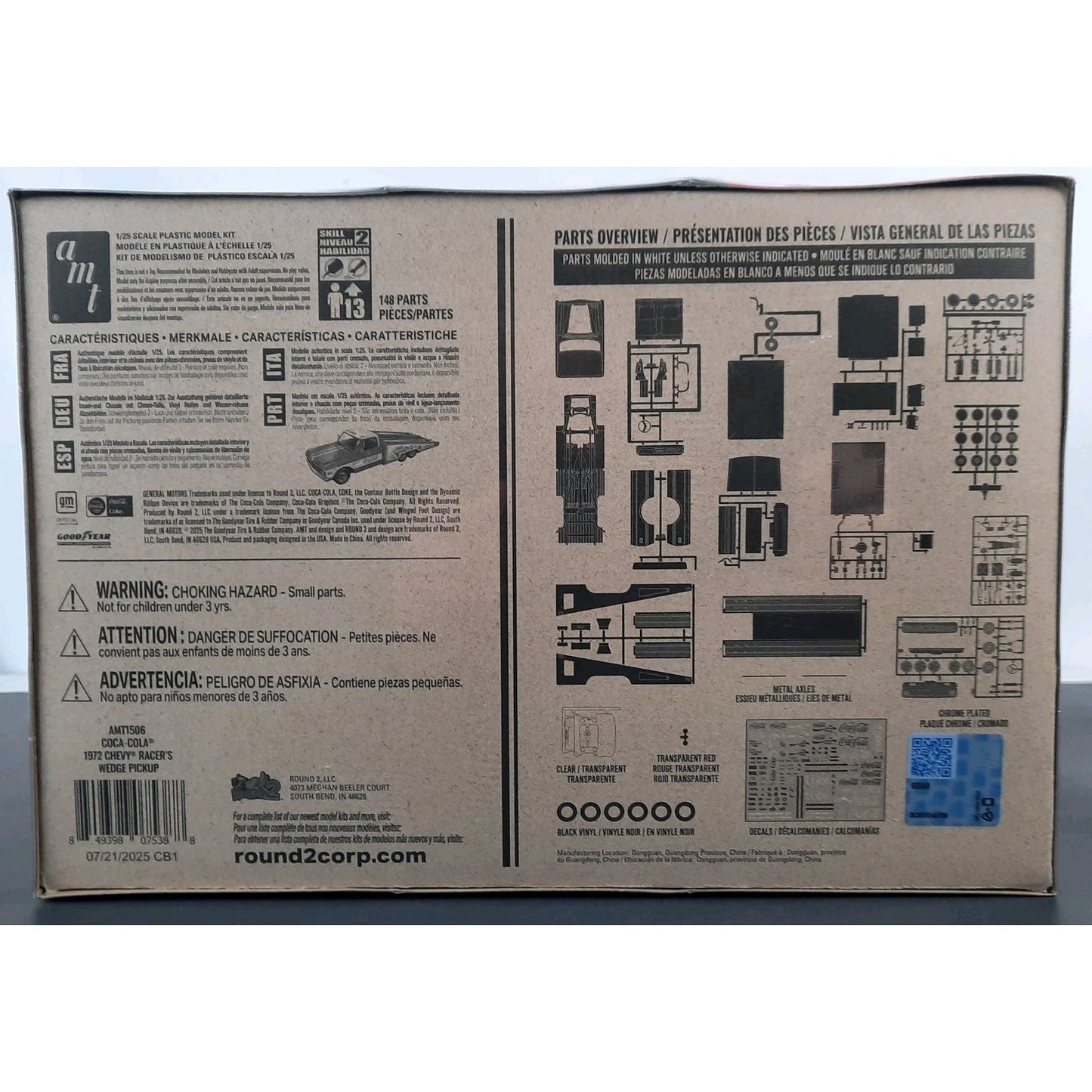 AMT 1972 Chevy Racers Wedge ramp pickup truck 72 Coca Cola Coke 1:25 model kit