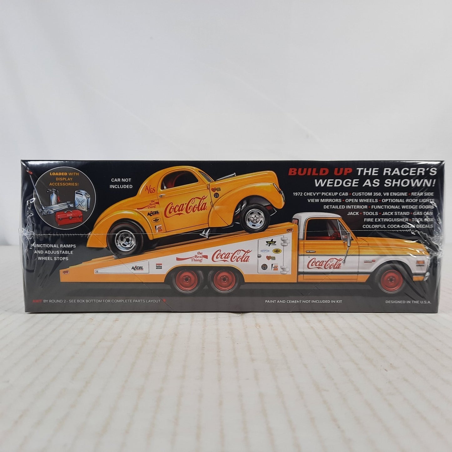 AMT 1972 Chevy Racers Wedge ramp pickup truck 72 Coca Cola Coke 1:25 model kit