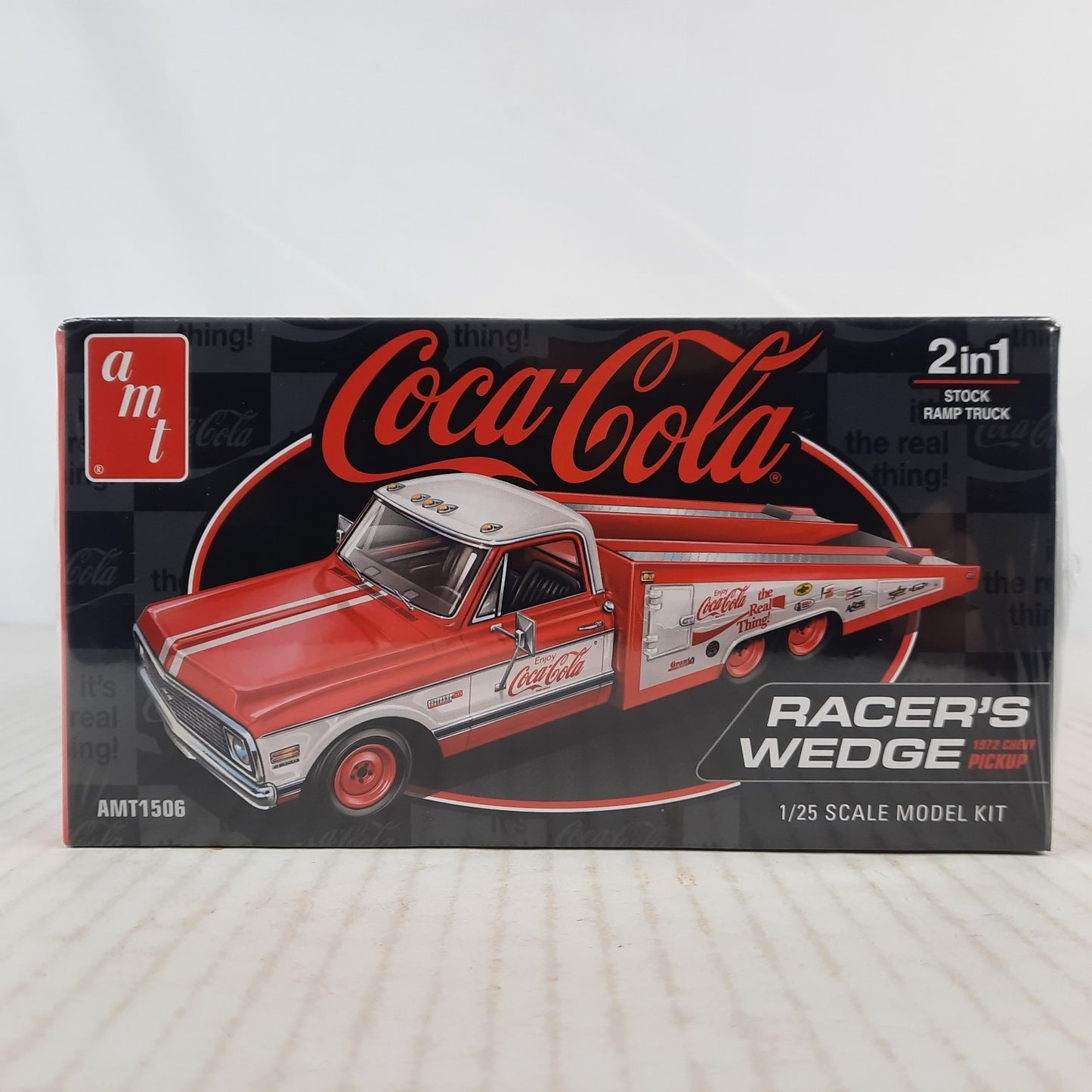 AMT 1972 Chevy Racers Wedge ramp pickup truck 72 Coca Cola Coke 1:25 model kit