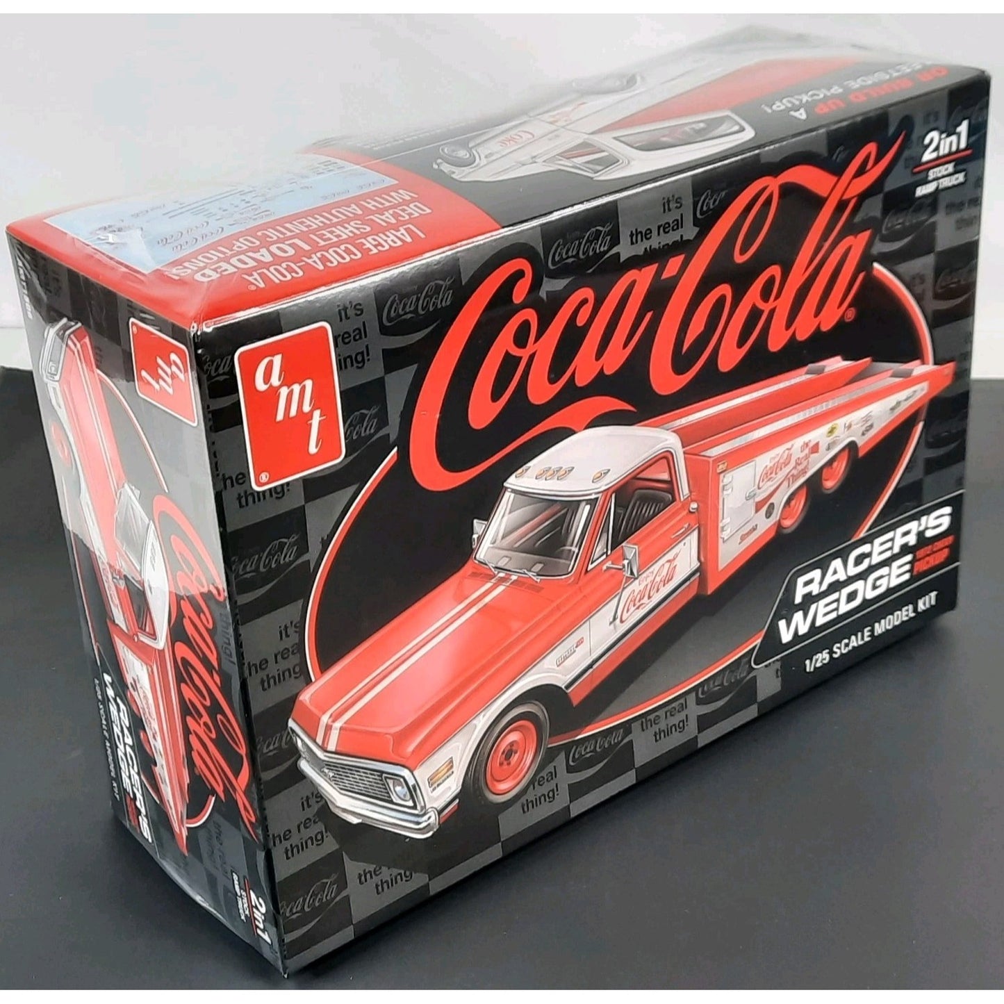 AMT 1972 Chevy Racers Wedge ramp pickup truck 72 Coca Cola Coke 1:25 model kit