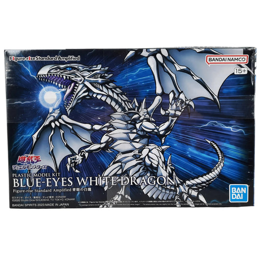 BANDAI Yu Gi Oh! Blue Eyes White Dragon Figure Rise model kit DISTRESSED BOX