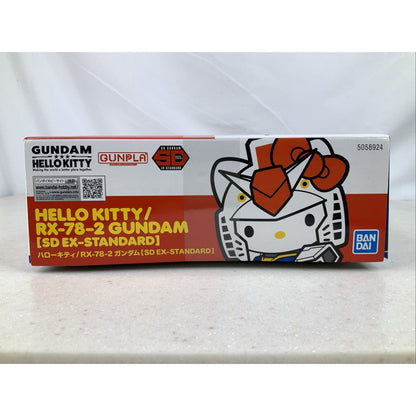 BANDAI Hello Kitty RX-78-2 Gundam SD EX Standard model kit DISTRESSED BOX