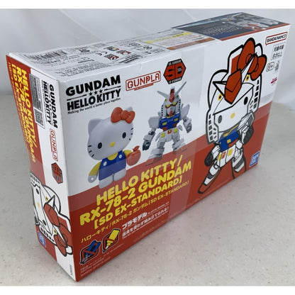 BANDAI Hello Kitty RX-78-2 Gundam SD EX Standard model kit DISTRESSED BOX