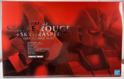 Bandai MBF-02 Strike Rouge + Skygrasper orb mobile suit gundam PERFECT GRADE