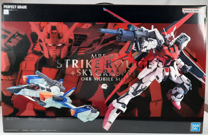 Bandai MBF-02 Strike Rouge + Skygrasper orb mobile suit gundam PERFECT GRADE