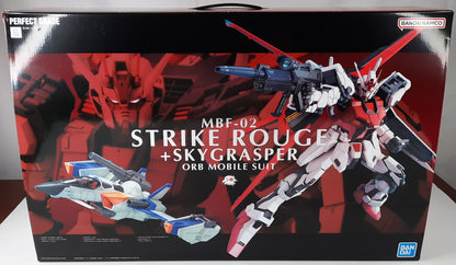 Bandai MBF-02 Strike Rouge + Skygrasper orb mobile suit gundam PERFECT GRADE