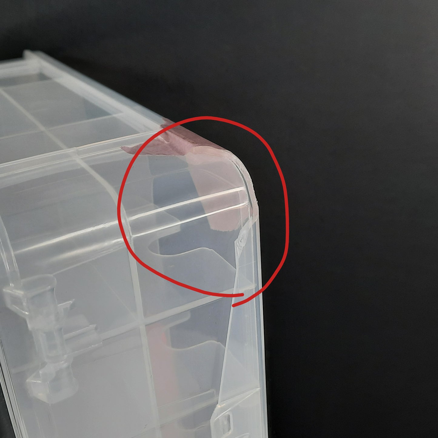 Clear Carry case fit 48 cars lots of Hot Wheels Matchbox diecast jammer DAMAGED A