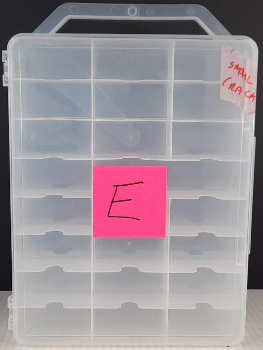 Clear Carry case fit 48 cars lots of Hot Wheels Matchbox diecast jammer DAMAGED E