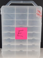 Clear Carry case fit 48 cars lots of Hot Wheels Matchbox diecast jammer DAMAGED E