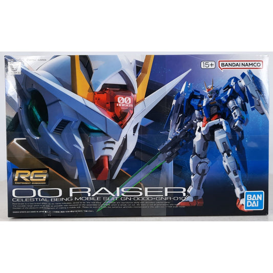 BANDAI RG 00 Raiser GN-0000 GNR-010 18 1:144 model kit DISTRESSED BOX