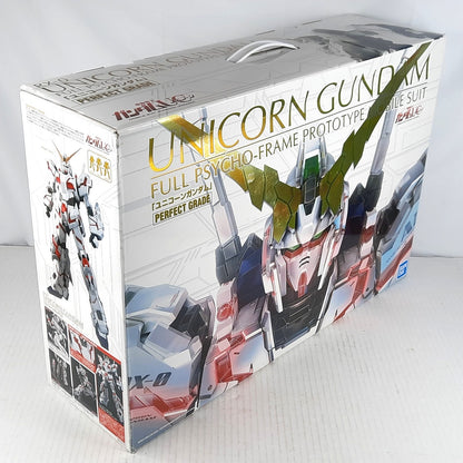 BANDAI PG RX-0 Unicorn Full Psycho Frame 1:60 UC model kit DISTRESSED BOX