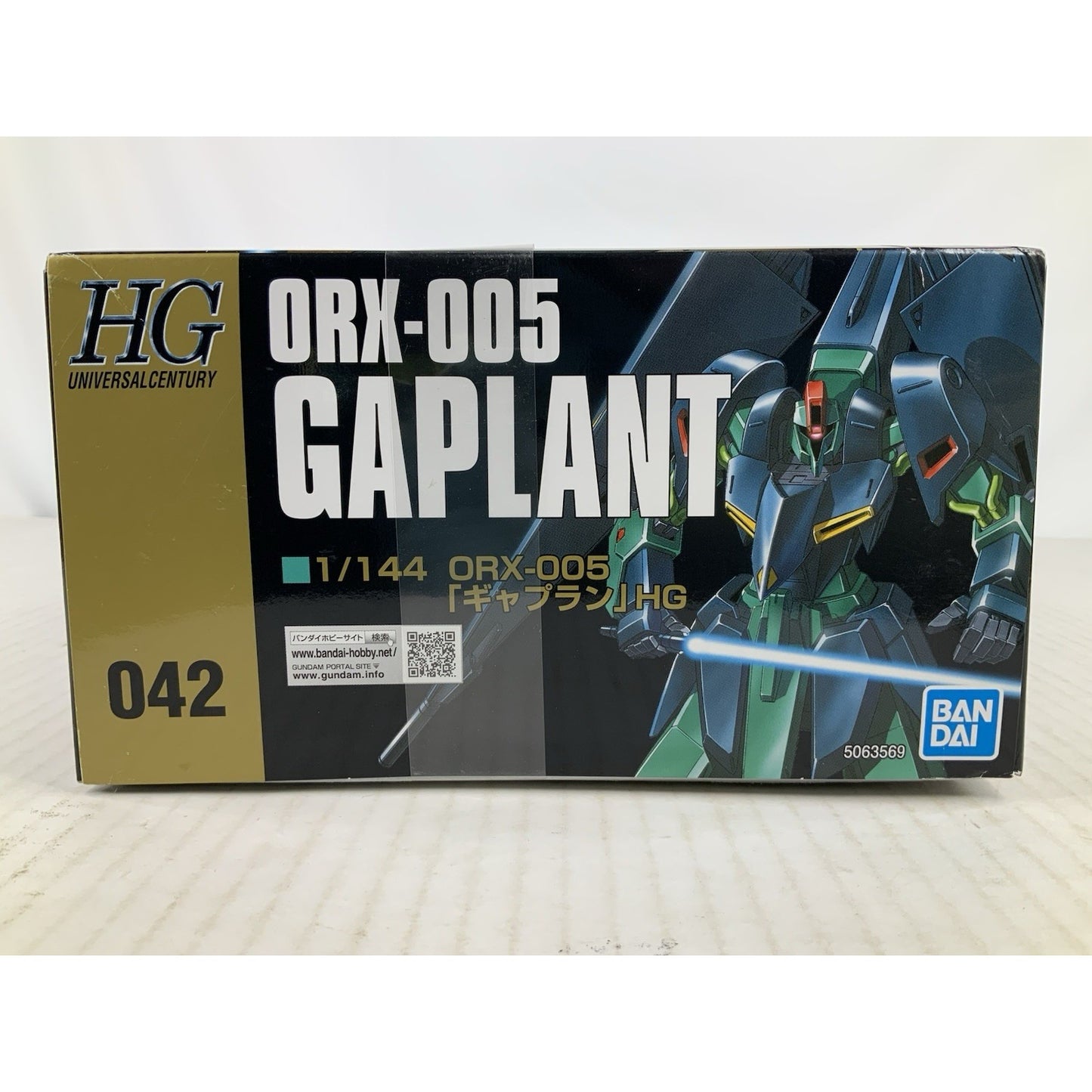 BANDAI HG Gaplant Z Gundam ORX-005 HGUC 042 1:144 model kit DISTRESSED BOX