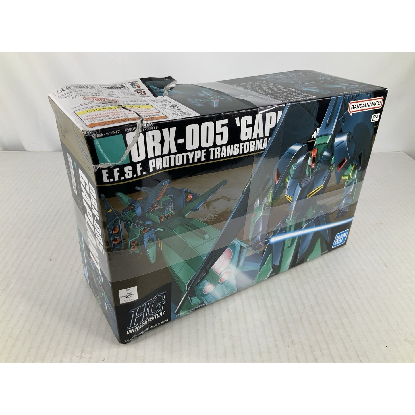 BANDAI HG Gaplant Z Gundam ORX-005 HGUC 042 1:144 model kit DISTRESSED BOX