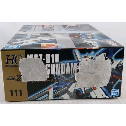 BANDAI HG MSZ-010 ZZ GUNDAM 111 HGUC 1:144 model kit DISTRESSED BOX