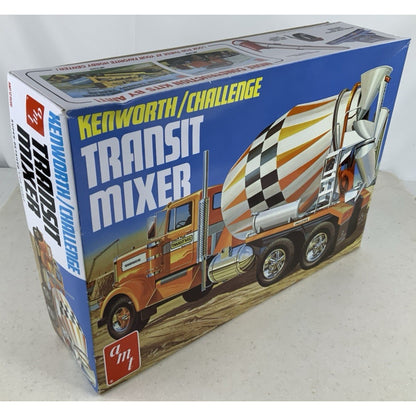AMT Kenworth Challenge Transit Mixer Cement truck 1:25 model kit DISTRESSED BOX