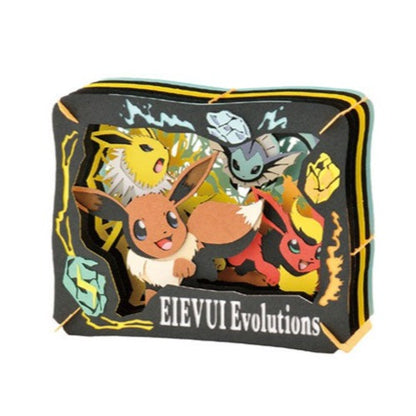Ensky Pokemon Paper Theater Eevee Evolutions Pocket Monsters card stock PK-007