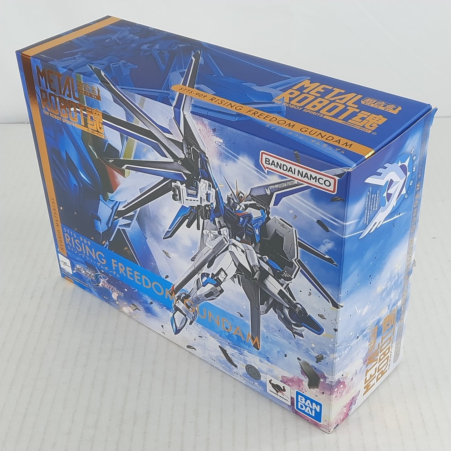 BANDAI Rising Freedom Gundam Metal Robot Spirits Action Figure OPEN BOX
