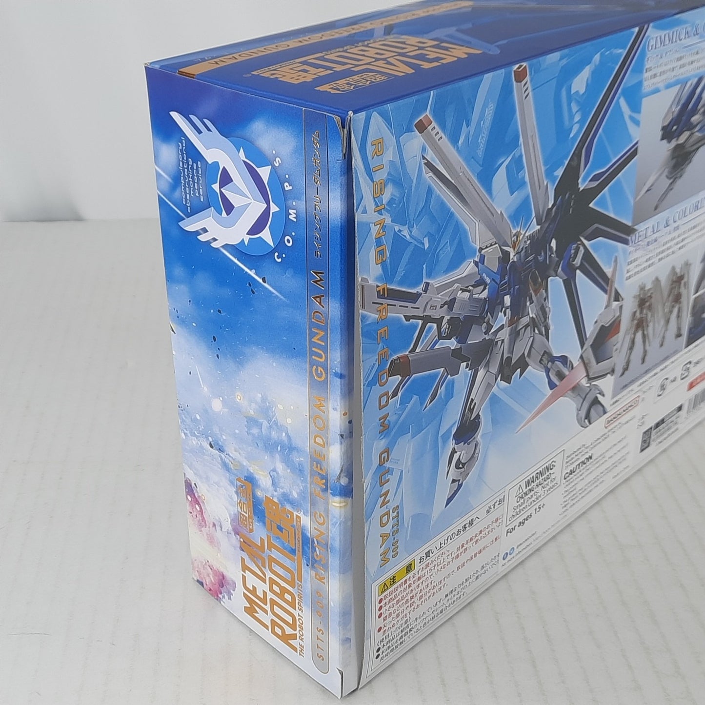 BANDAI Rising Freedom Gundam Metal Robot Spirits Action Figure OPEN BOX