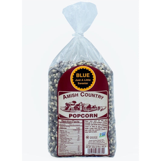 Amish Country Popcorn Blue Little Sweeter 2 Lb Holiday Treat Kernel NON GMO