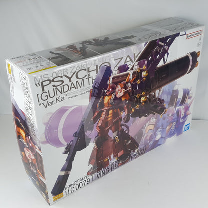 BANDAI MG Psycho Zaku II Ver.Ka Gundam Thunderbolt model kit DISTRESSED BOX