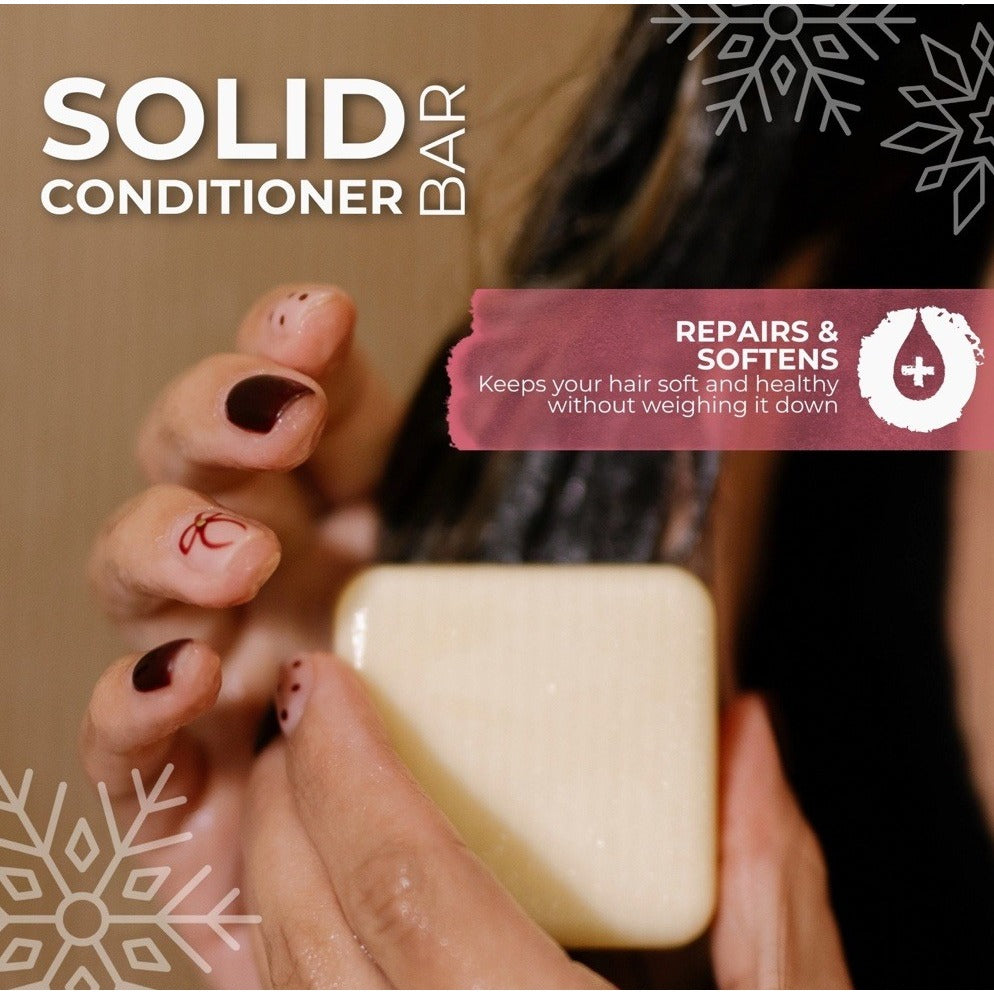 Viori Snowman Bundle Winter Berry Solid Shampoo Conditioner Set Limited Edition