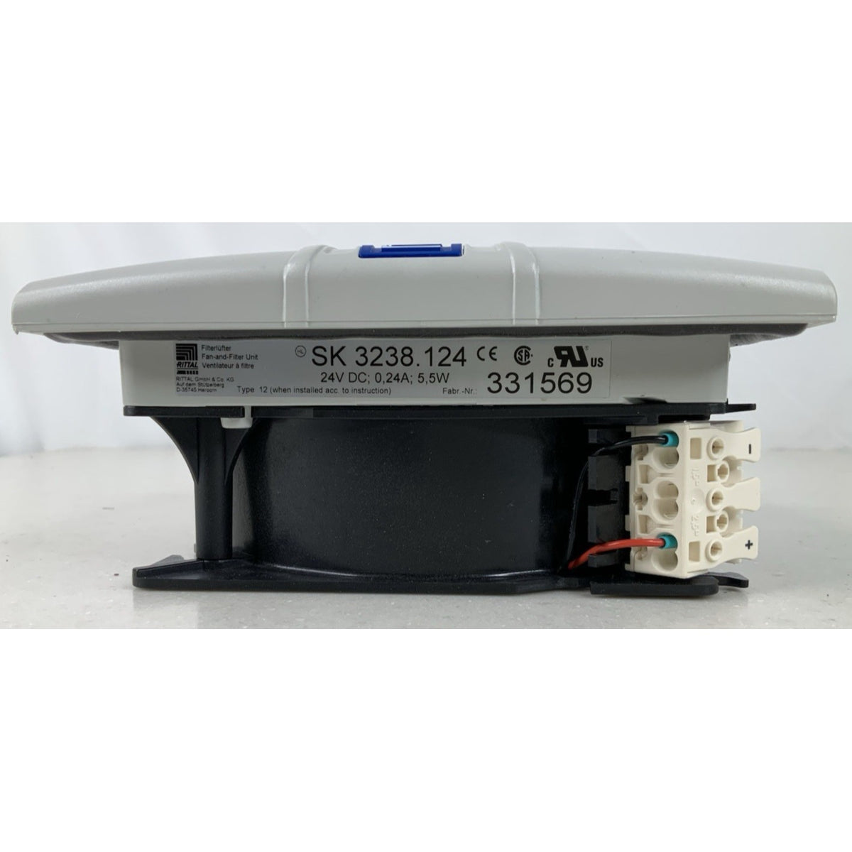 Rittal SK 3238.124 TopTherm Axial Fan And FIlter Unit sk3238124 0.24A 24VDC 5.5W