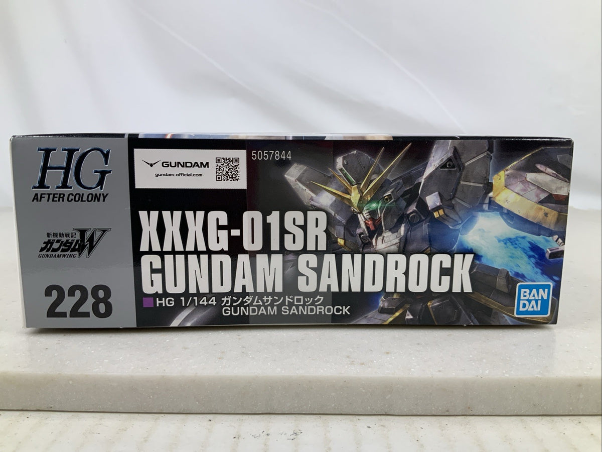 BANDAI HG XXXG 01SR Gundam Sandrock HGAC 228 1:144 model kit DISTRESSED BOX4