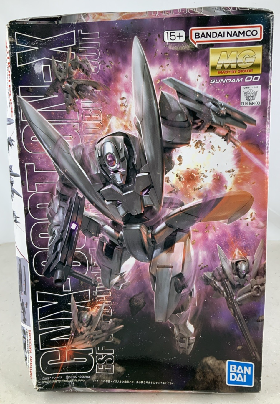 BANDAI MG GN X GNX 603T ESF GN drive Gundam 00 1:100 model kit DISTRESSED BOX0