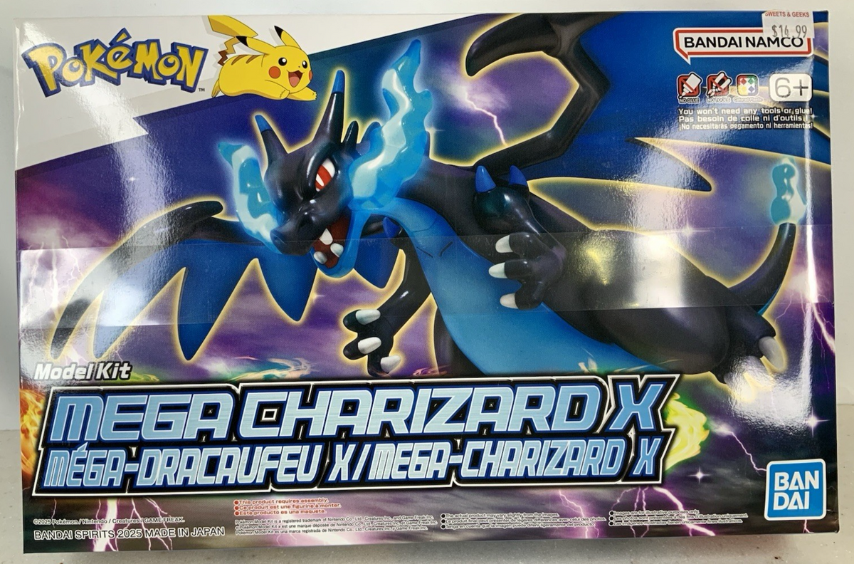 BANDAI Pokemon figure lot set 9 model kit Charizard Rayquaza DISTRESSED BOXES2