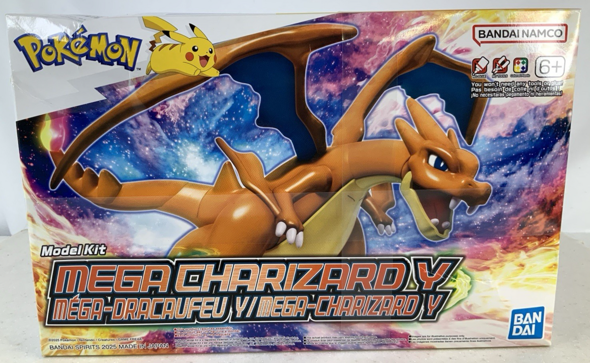 BANDAI Pokemon figure lot set 9 model kit Charizard Rayquaza DISTRESSED BOXES4