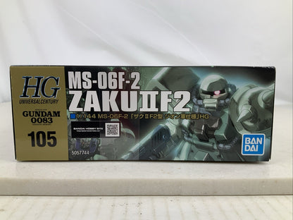 BANDAI HG MS 06F 2 Zaku II F2 Zeon Gundam 0083 105 HGUC model kit DISTRESSED BOX5