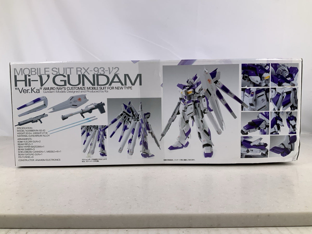 BANDAI MG Hi Nu Hi V Gundam Ver.Ka RX 93 v2 1:100 model kit DISTRESSED BOX3