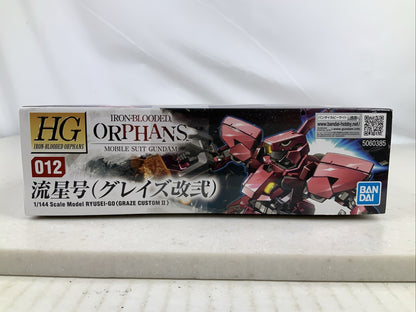 BANDAI HG Ryusei go Graze Custom II IBO 012 1:144 model kit DISTRESSED BOX5