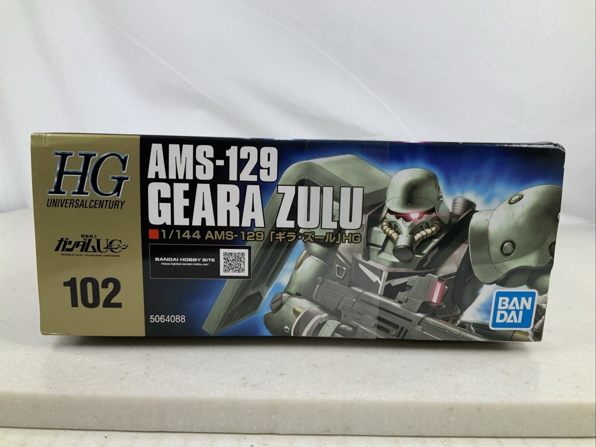BANDAI HG AMS 129 Geara Zulu neo zeon 102 HGUC 1:144 model kit DISTRESSED BOX5