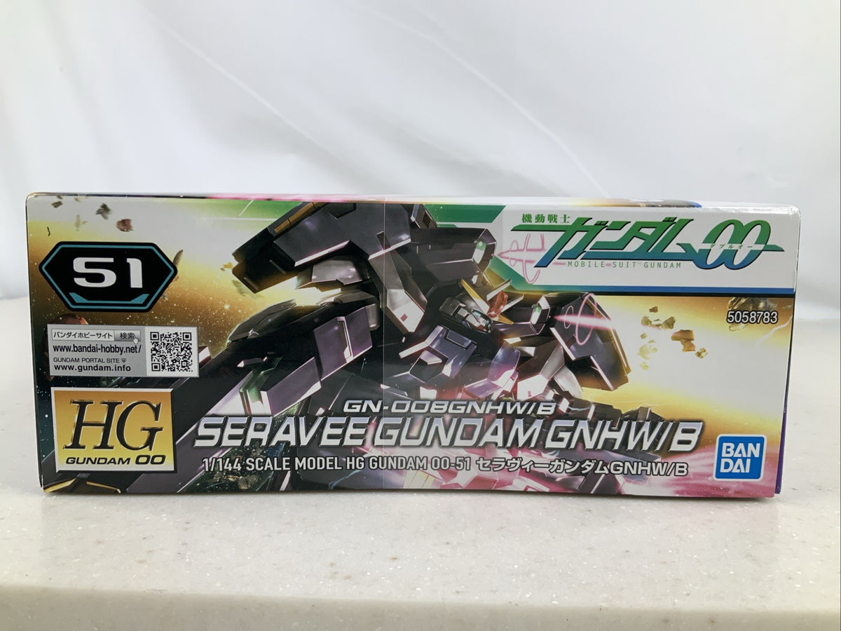 BANDAI HG Seravee Gundam 00 GNHW/B GN 008GNHW/B 1:144 model kit DISTRESSED BOX5