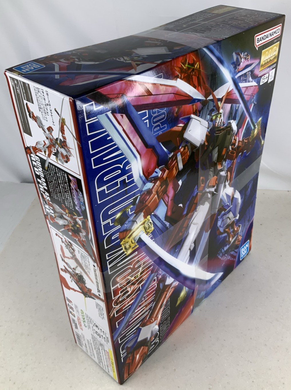 BANDAI MG Gundam Astray Red Frame MBF P02KAI 1:100 model kit DISTRESSED BOX6