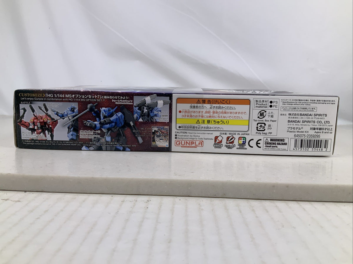 BANDAI HG Gundam Vidar IBO 027 1:144 model kit DISTRESSED BOX2