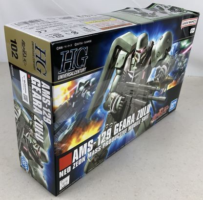 BANDAI HG AMS 129 Geara Zulu neo zeon 102 HGUC 1:144 model kit DISTRESSED BOX6