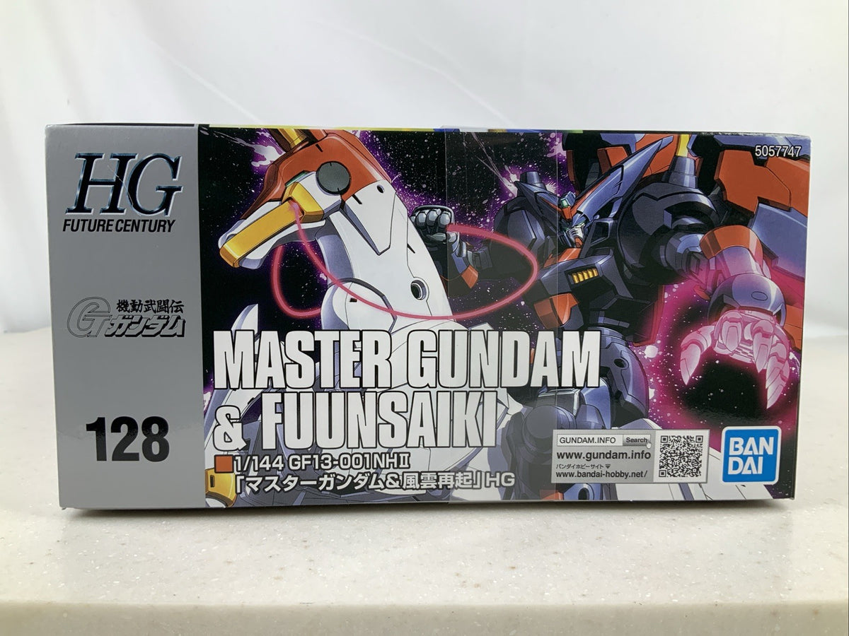 BANDAI HG Master Gundam & Fuunsaiki HGFC 128 1:144 model kit DISTRESSED BOX4