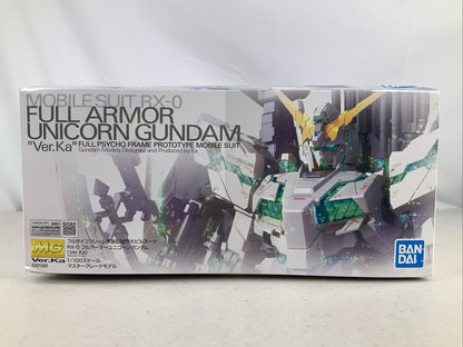 BANDAI MG Full Armor Unicorn Gundam Ver.Ka RX 0 1:100 model kit DISTRESSED BOX4