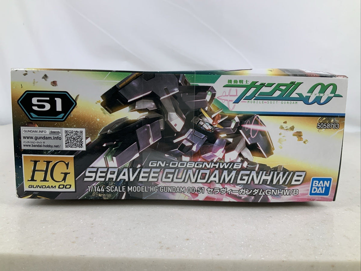 BANDAI HG Seravee Gundam 00 GNHW/B GN 008GNHW/B 1:144 model kit DISTRESSED BOX4