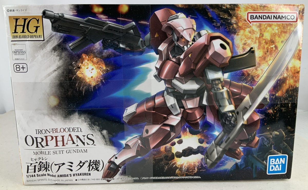 BANDAI HG Amida Hyakuren Gundam IBO 010 1:144 model kit DISTRESSED BOX0