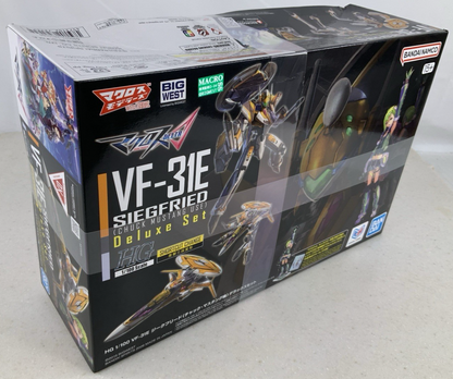 Bandai HG VF 31E Siegfried Chuck Mustang Deluxe 1:100 model kit DISTRESSED BOX6