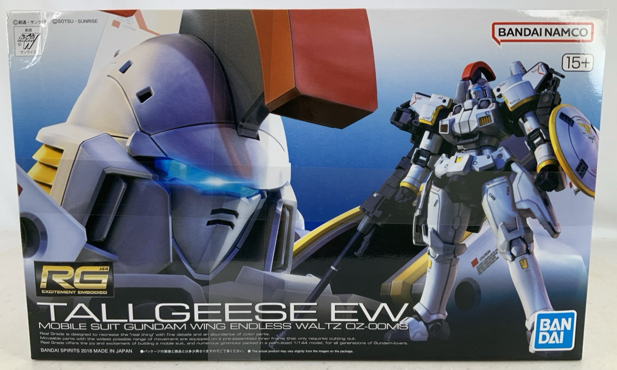 BANDAI RG Tallgeese EW Gundam Wing 28 OZ 00MS 1:144 model kit DISTRESSED BOX0