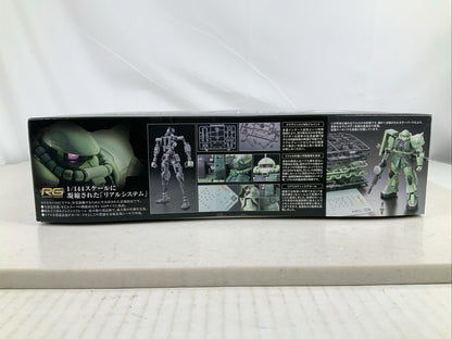 BANDAI RG MS 06F Zaku II 04 1:144 model kit DISTRESSED BOX3