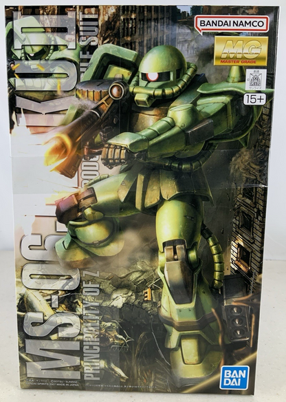 BANDAI MG Zaku II Ver.2.0 MS 06J 1:100 model kit DISTRESSED BOX0